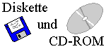 Diskette und CD-ROM
